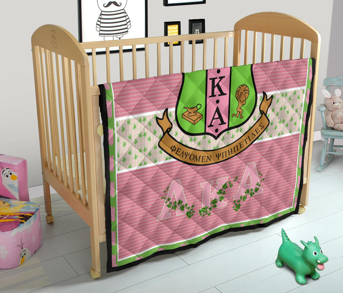 Alpha Kappa Alpha Premium Quilt Blanket Sorority Home Decor Custom For Fans AA22082202 - Image 12