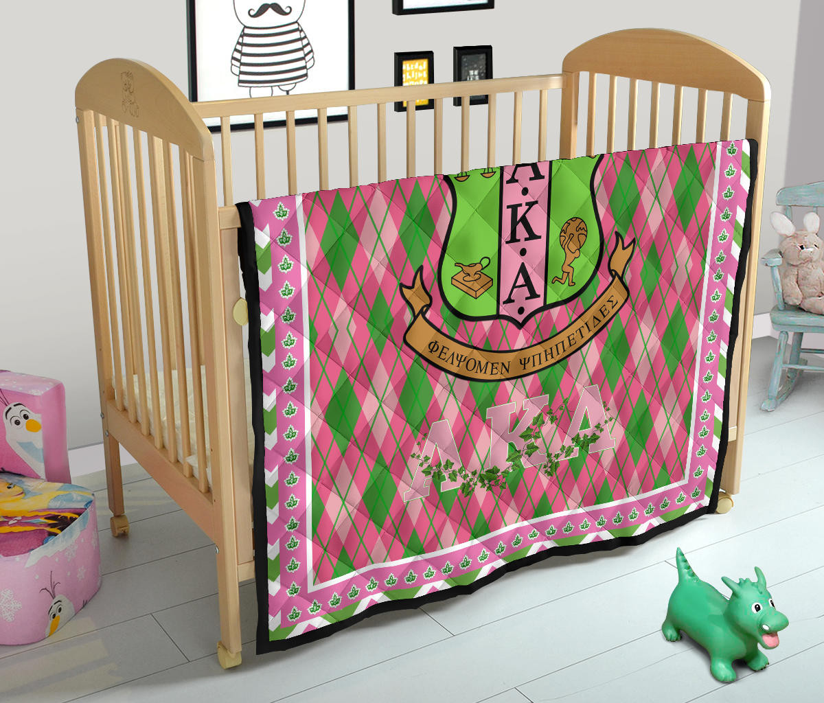 Alpha Kappa Alpha Premium Quilt Blanket Sorority Home Decor Custom For Fans AA22082203 - Image 12