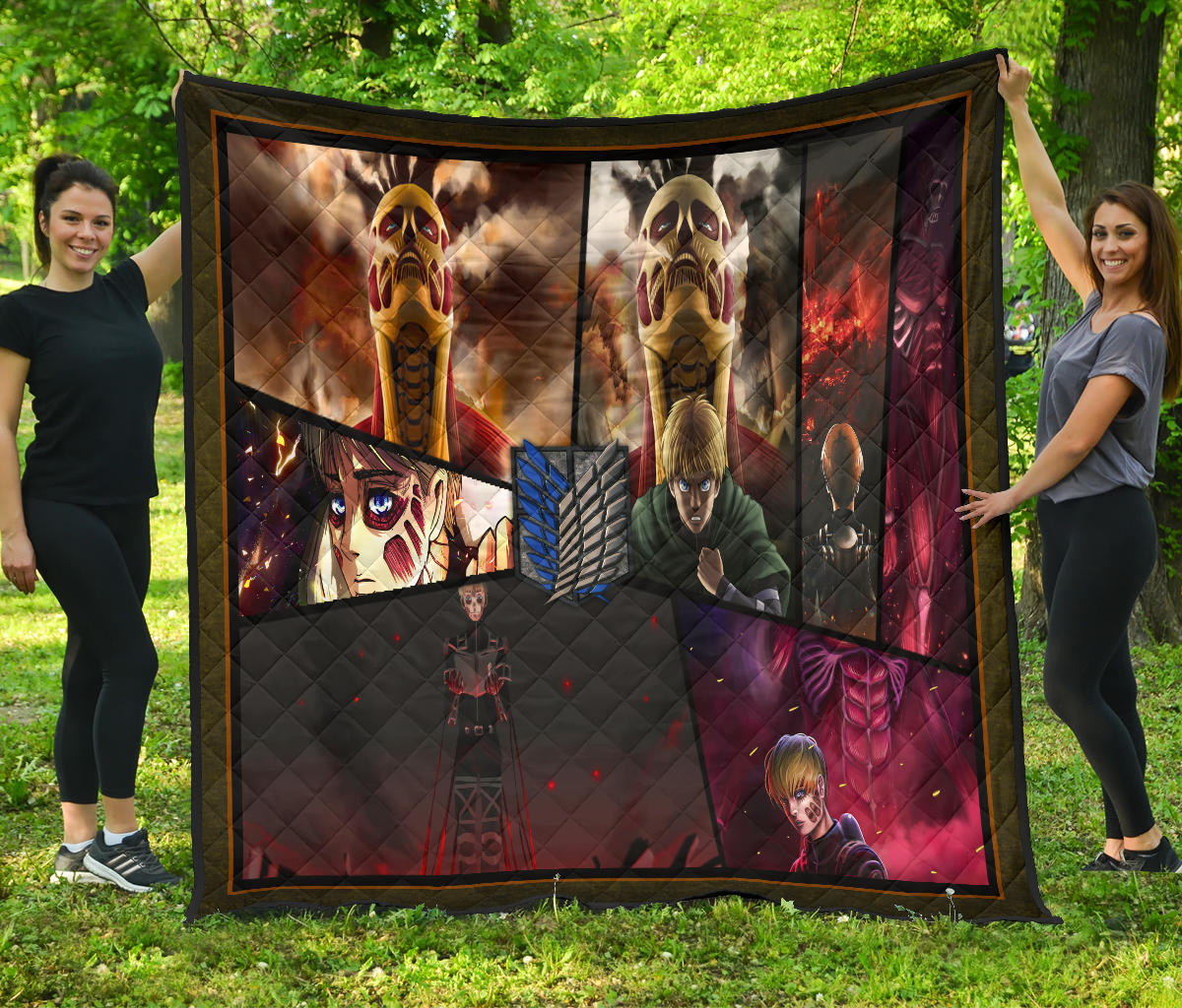 Armin Arlert Attack On Titan Premium Quilt Blanket Anime Home Decor Custom For Fans NT052603