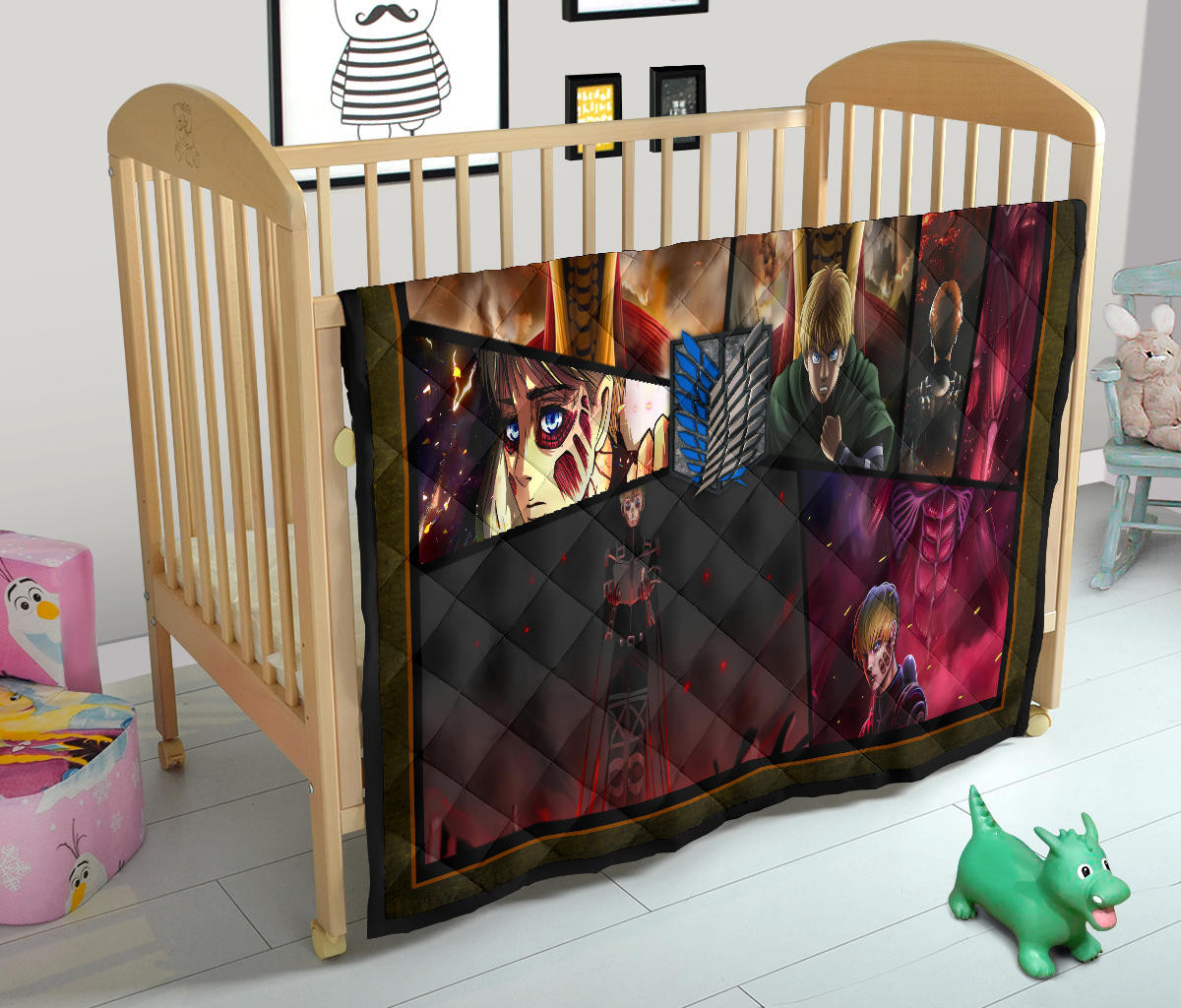 Armin Arlert Attack On Titan Premium Quilt Blanket Anime Home Decor Custom For Fans NT052603 - Image 12