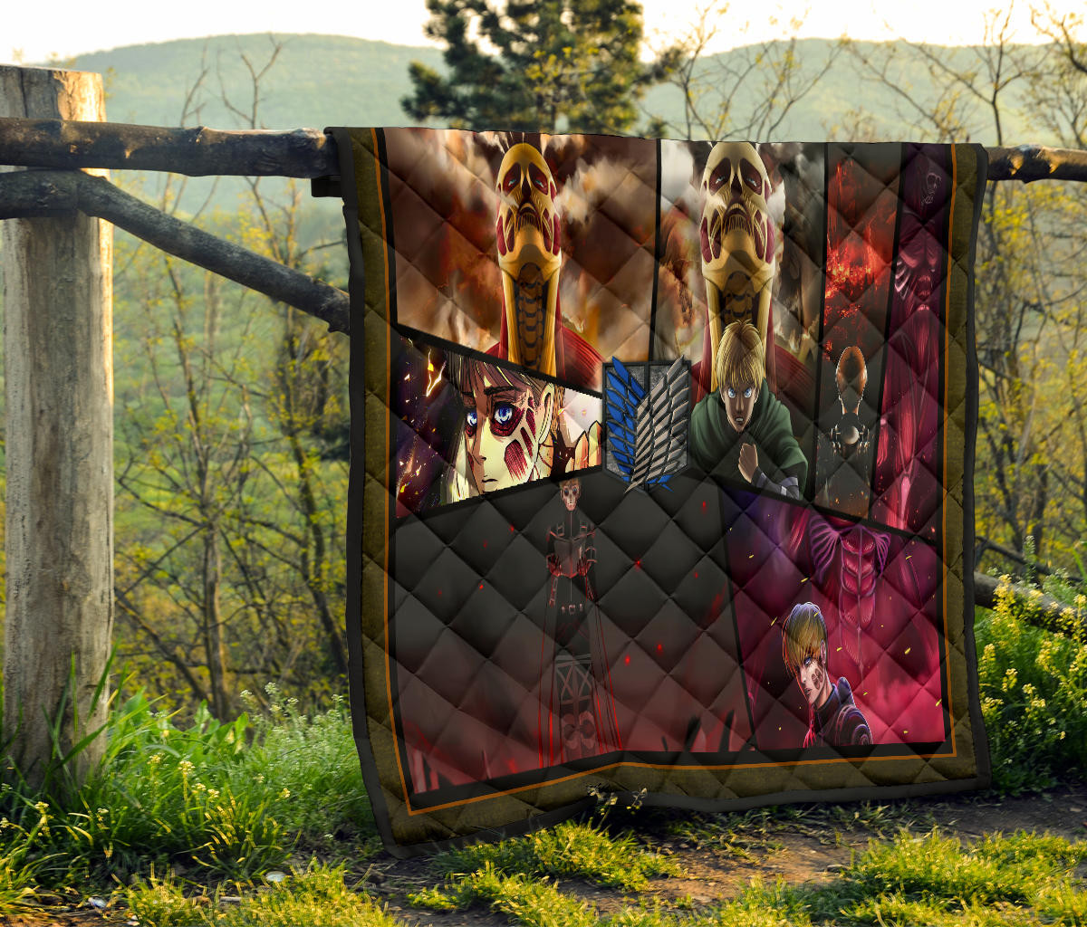 Armin Arlert Attack On Titan Premium Quilt Blanket Anime Home Decor Custom For Fans NT052603 - Image 8