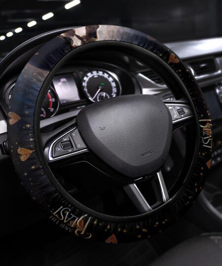 Bella Beauty And The Beast Steering Wheel Cover Cartoon Car Accessories Custom For Fans AA22121903