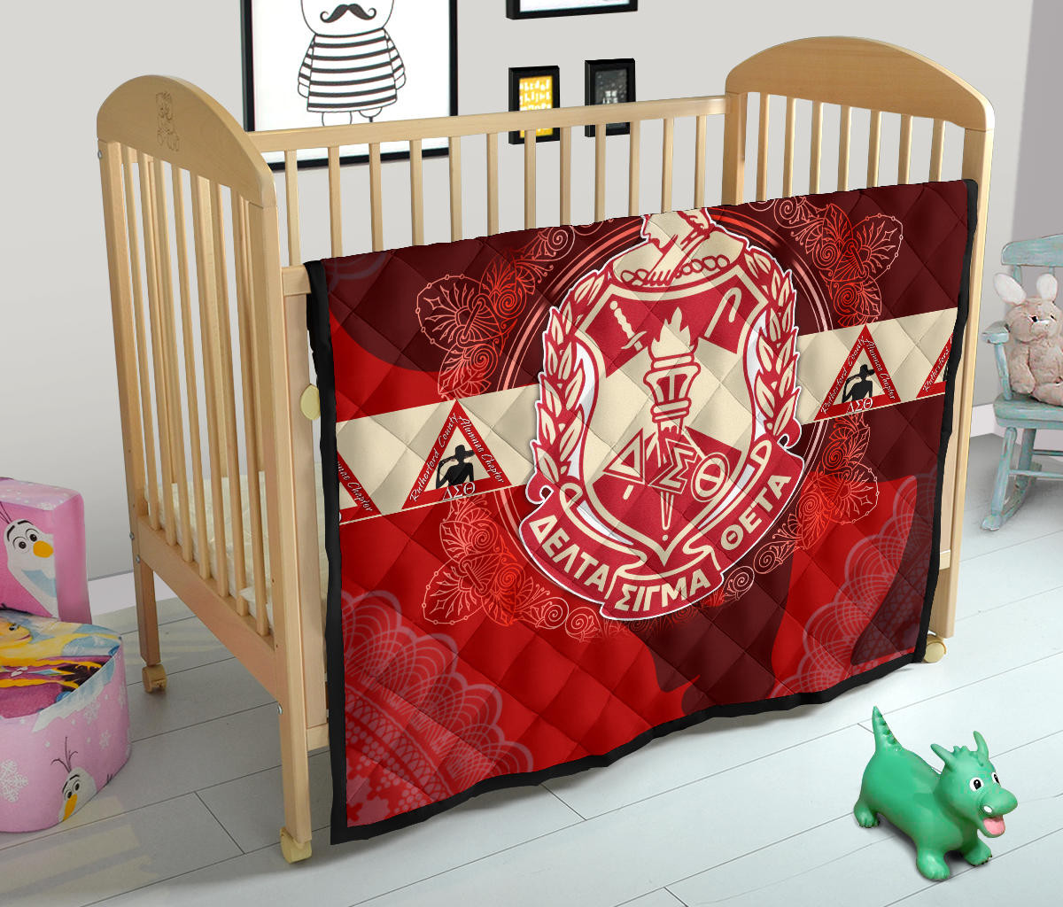 Delta Sigma Theta Premium Quilt Blanket Sorority Home Decor Custom For Fans AT22081501 - Image 12