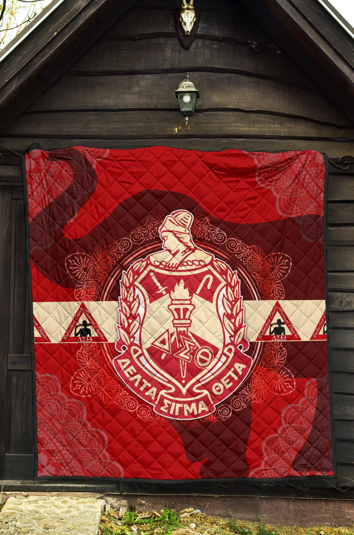 Delta Sigma Theta Premium Quilt Blanket Sorority Home Decor Custom For Fans AT22081501 - Image 5