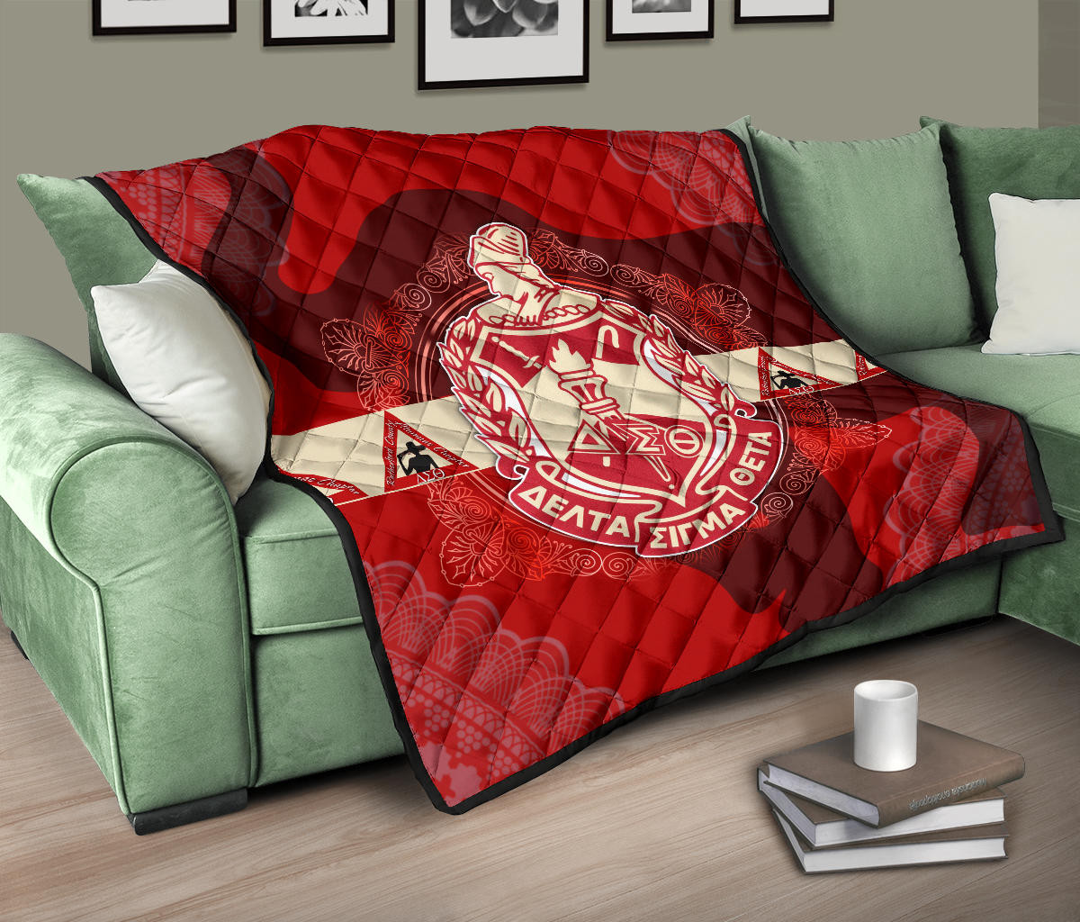 Delta Sigma Theta Premium Quilt Blanket Sorority Home Decor Custom For Fans AT22081501 - Image 10