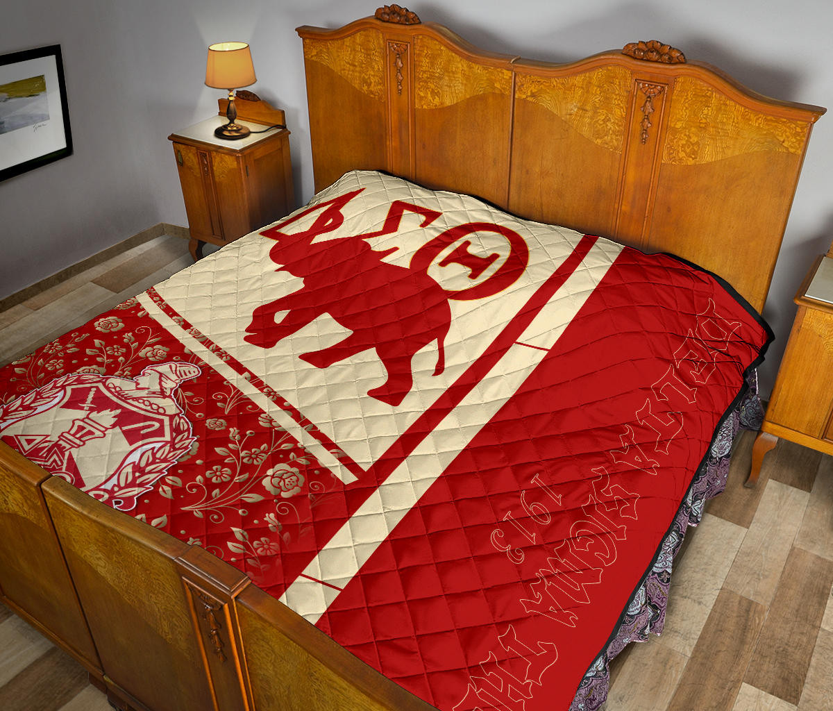 Delta Sigma Theta Premium Quilt Blanket Sorority Home Decor Custom For Fans AT22081503 - Image 11