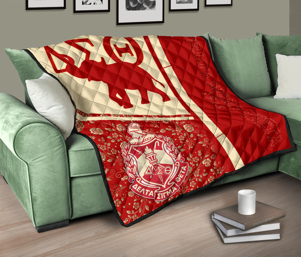 Delta Sigma Theta Premium Quilt Blanket Sorority Home Decor Custom For Fans AT22081503 - Image 10