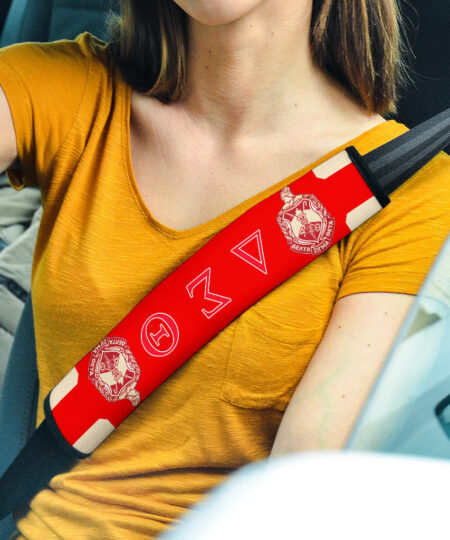 Delta Sigma Theta Seat Belt Covers Sorority Car Accessories Custom For Fans