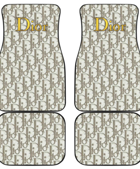 Dior Symbol Car Floor Mats Fashion Car Accessories Custom For Fans AA22122601