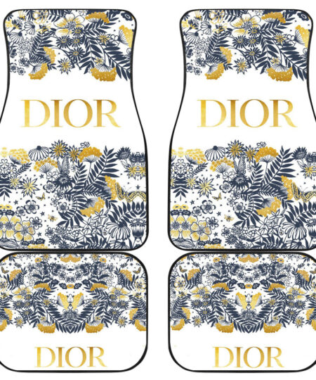 Dior Symbol Car Floor Mats Fashion Car Accessories Custom For Fans AA22122603