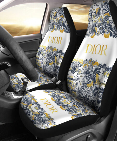 Dior Symbol Car Seat Covers Fashion Car Accessories Custom For Fans AA22122603