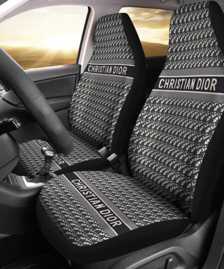 Dior Symbol Car Seat Covers Fashion Car Accessories Custom For Fans AA22122604