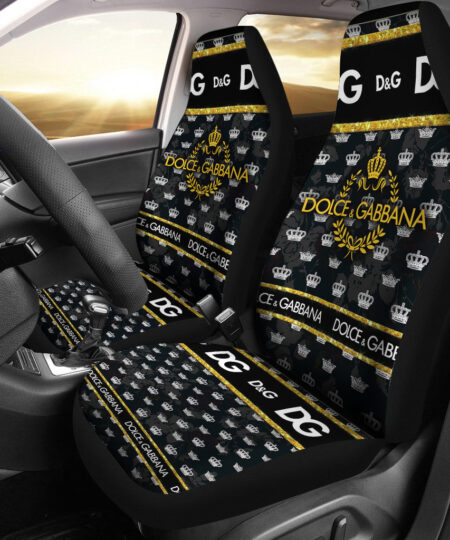 Dolce & Gabbana Symbol Car Seat Covers Fashion Car Accessories