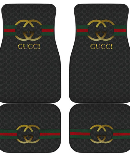 Gucci Symbol Car Floor Mats Fashion Car Accessories