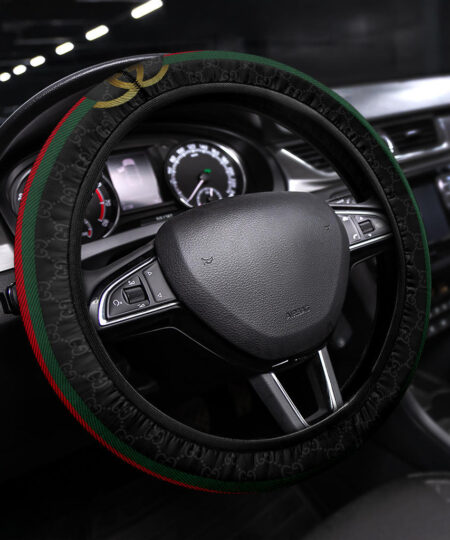 Gucci Symbol Steering Wheel Cover Fashion Car Accessories