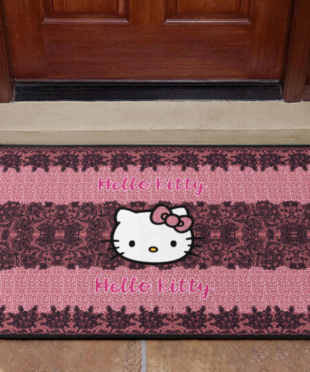 Hello Kitty Door Mat Cartoon Home Decor Custom For Fans AA22090602
