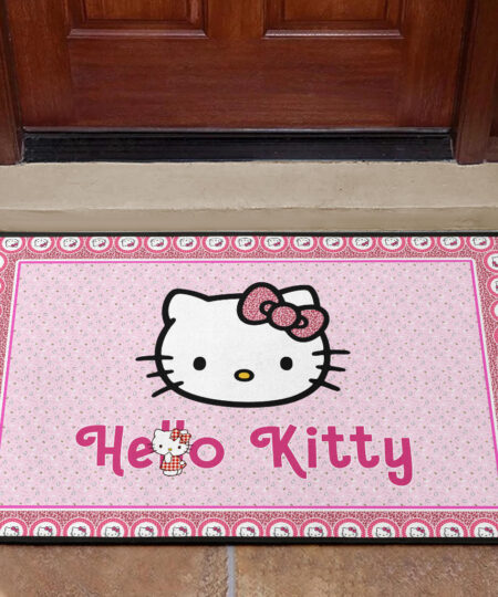 Hello Kitty Door Mat Cartoon Home Decor Custom For Fans AA22090603