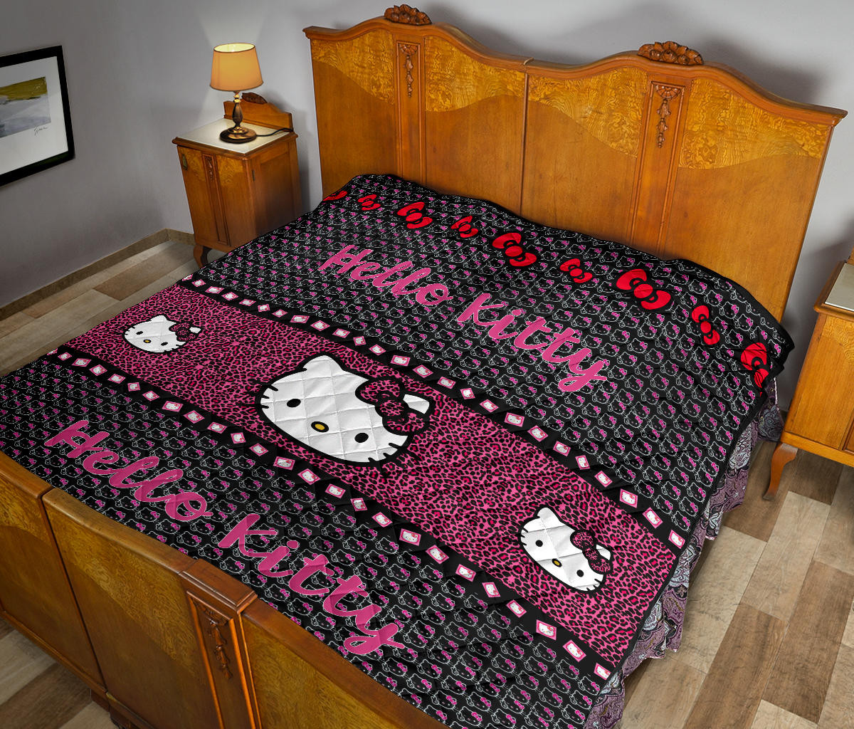 Hello Kitty Premium Quilt Blanket Cartoon Home Decor Custom For Fans AA22090602 - Image 11
