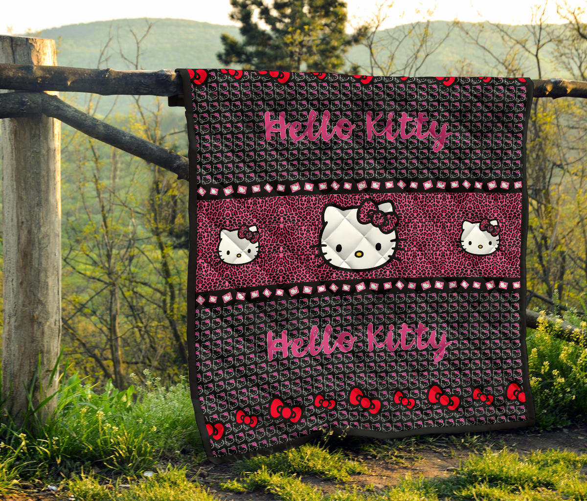 Hello Kitty Premium Quilt Blanket Cartoon Home Decor Custom For Fans AA22090602 - Image 8