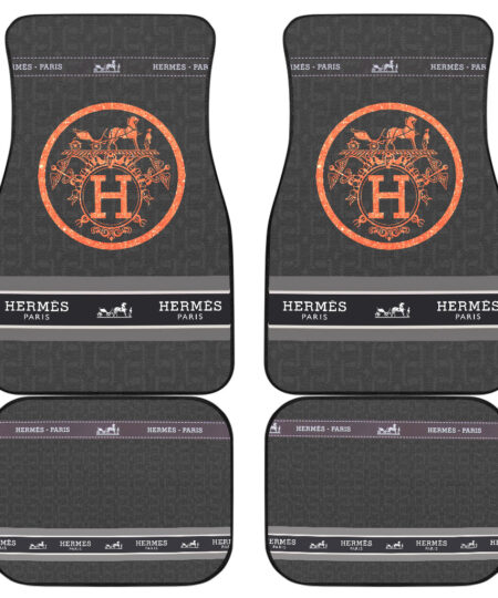 Hermes Symbol Car Floor Mats Fashion Car Accessories Custom For Fans AA22122902