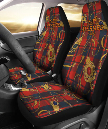 Hermes Symbol Car Seat Covers Fashion Car Accessories Custom For Fans AA22122903