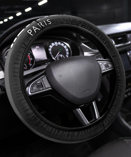 Hermes Symbol Steering Wheel Cover Fashion Car Accessories Custom For Fans AA22122903