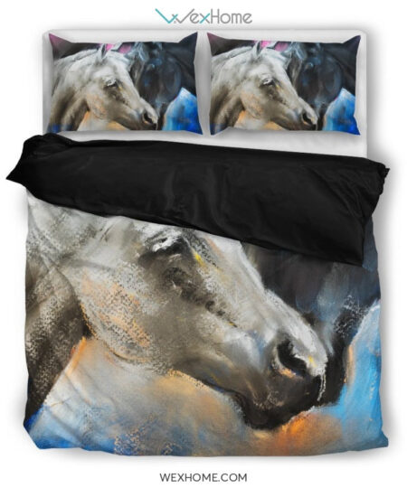Horse HD Vintage Bedding Set