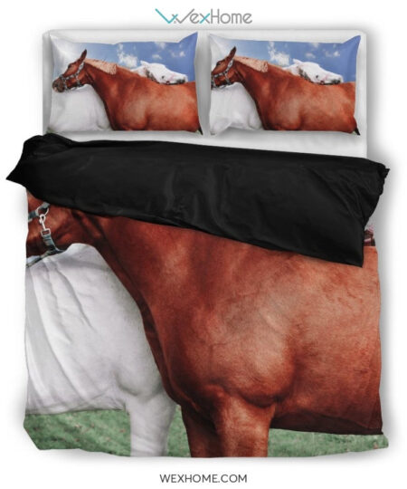 Horse HD Vintage Bedding Set