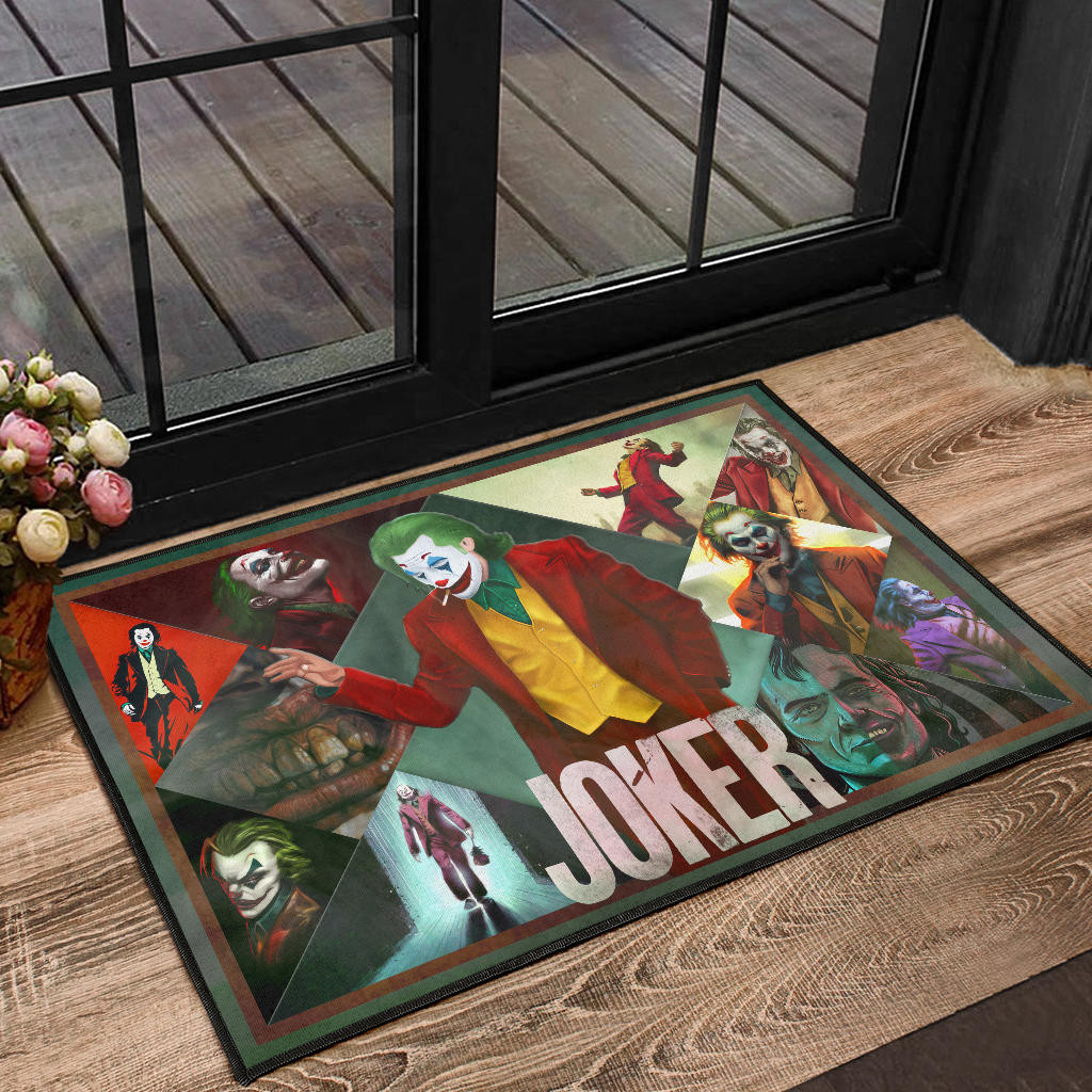 Joker The Clown Door Mat Movie Home Decor Custom For Fans NT051301 - Image 2