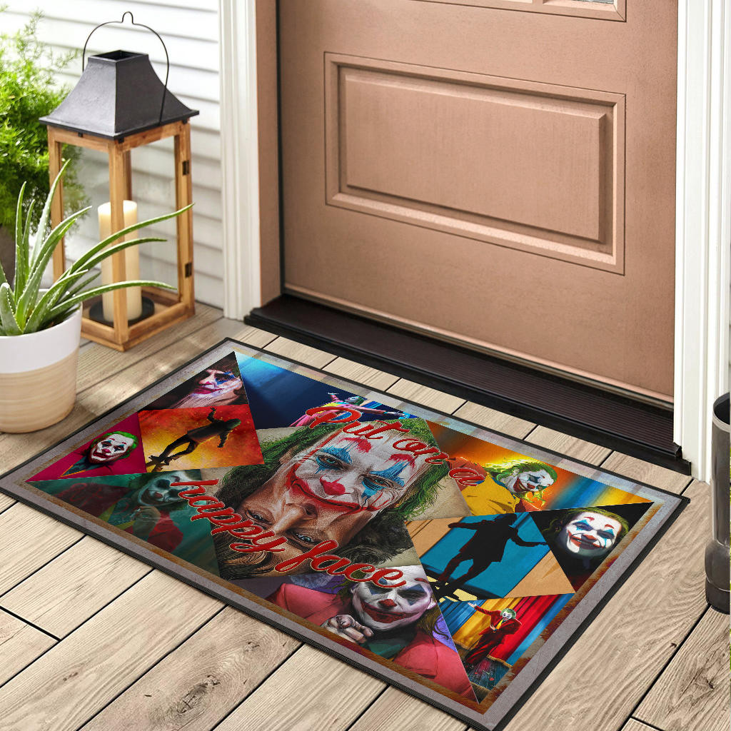 Joker The Clown Door Mat Movie Home Decor Custom For Fans NT051302 - Image 3