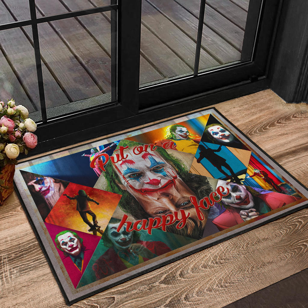 Joker The Clown Door Mat Movie Home Decor Custom For Fans NT051302 - Image 2