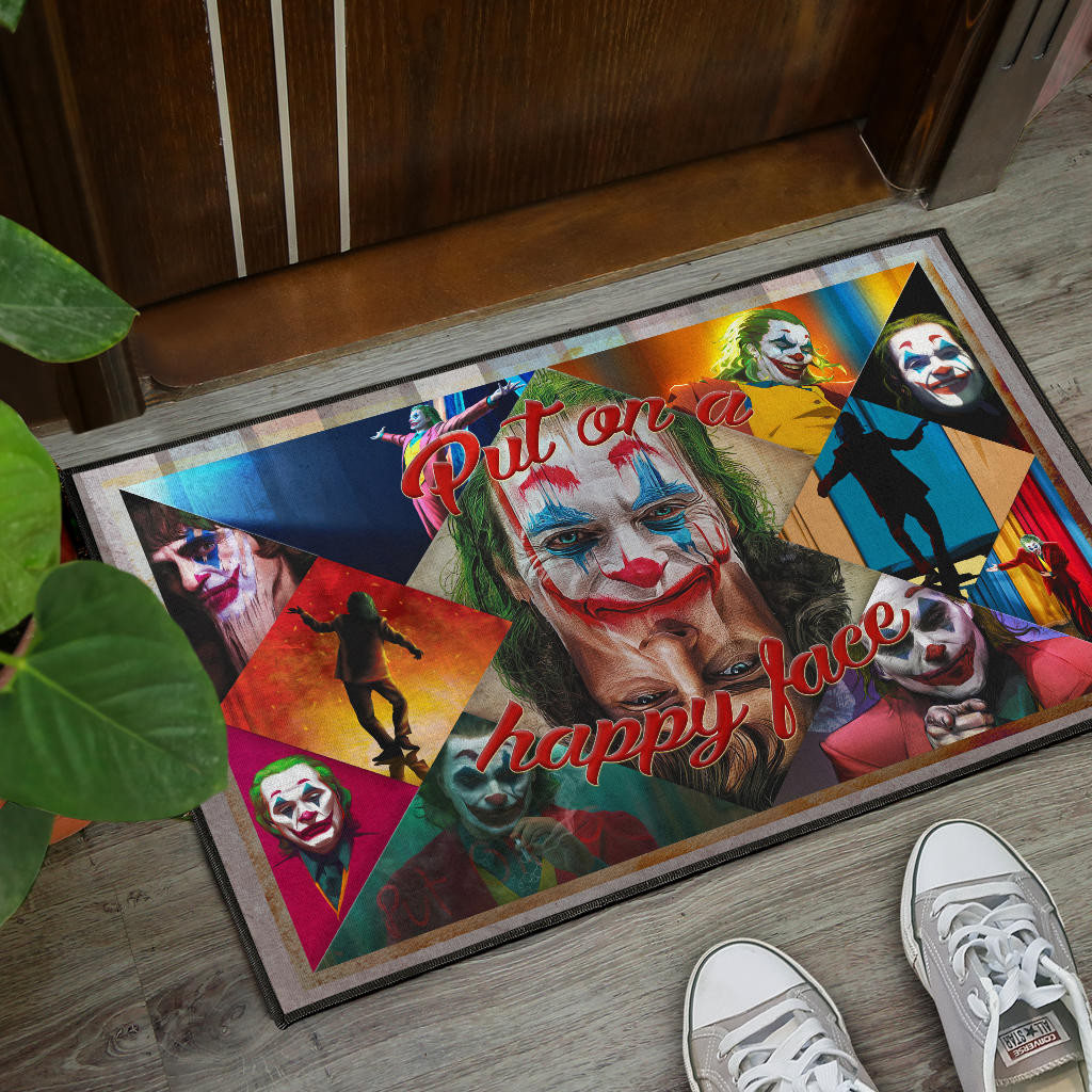 Joker The Clown Door Mat Movie Home Decor Custom For Fans NT051302 - Image 4