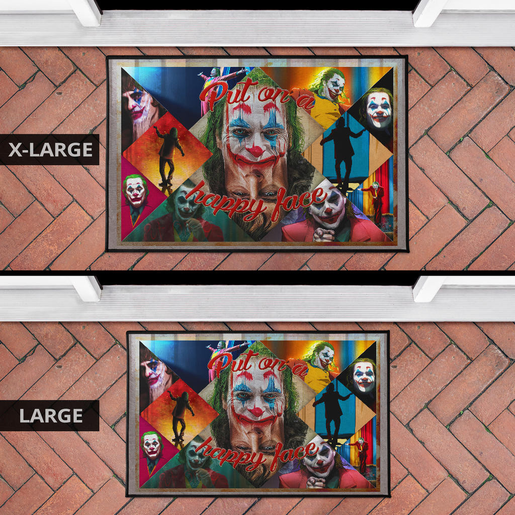 Joker The Clown Door Mat Movie Home Decor Custom For Fans NT051302 - Image 7