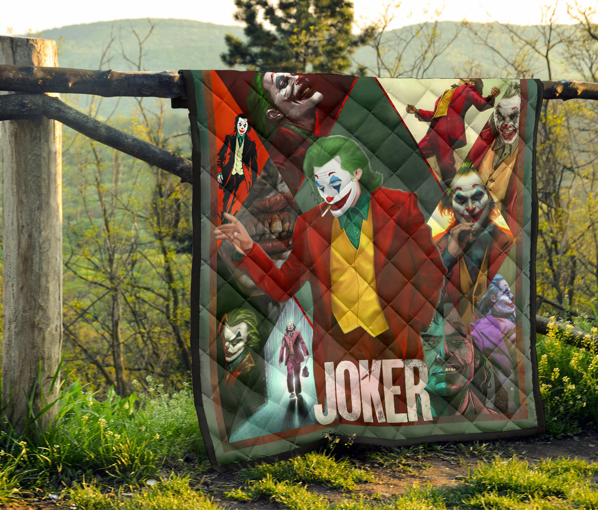 Joker The Clown Premium Quilt Blanket Movie Home Decor Custom For Fans NT051301 - Image 8