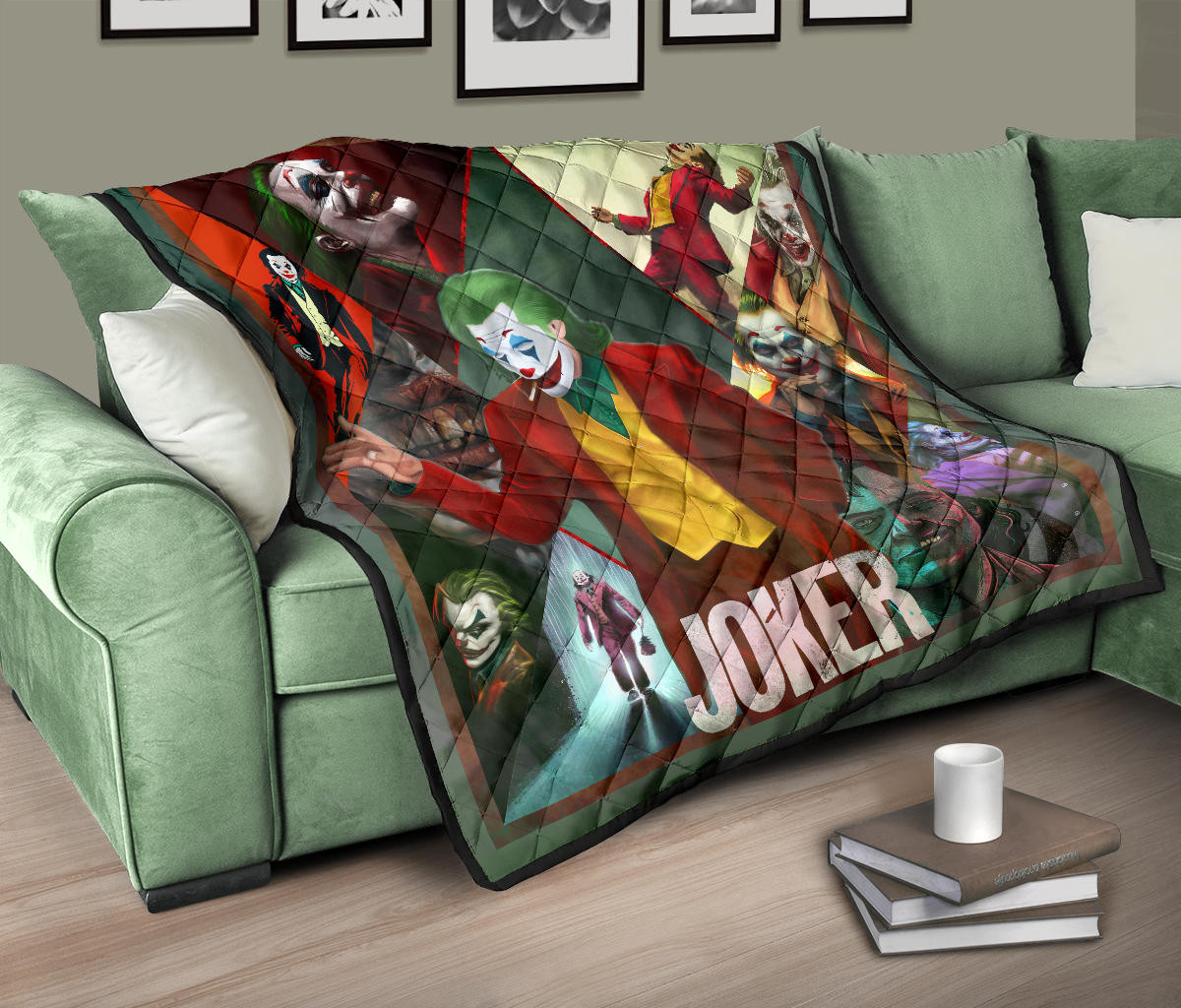 Joker The Clown Premium Quilt Blanket Movie Home Decor Custom For Fans NT051301 - Image 10