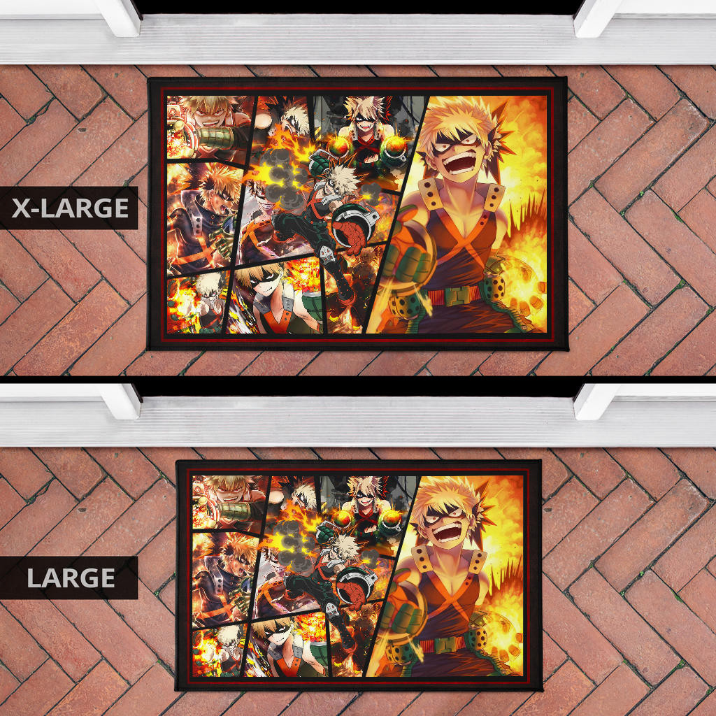 Katsuki Bakugo My Hero Academia Door Mat Anime Home Decor Custom For Fans NA060601 - Image 7