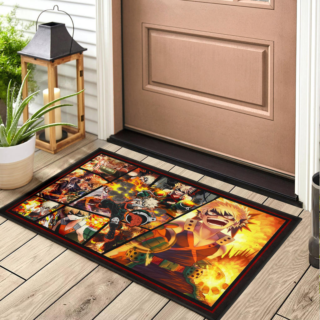 Katsuki Bakugo My Hero Academia Door Mat Anime Home Decor Custom For Fans NA060601 - Image 3