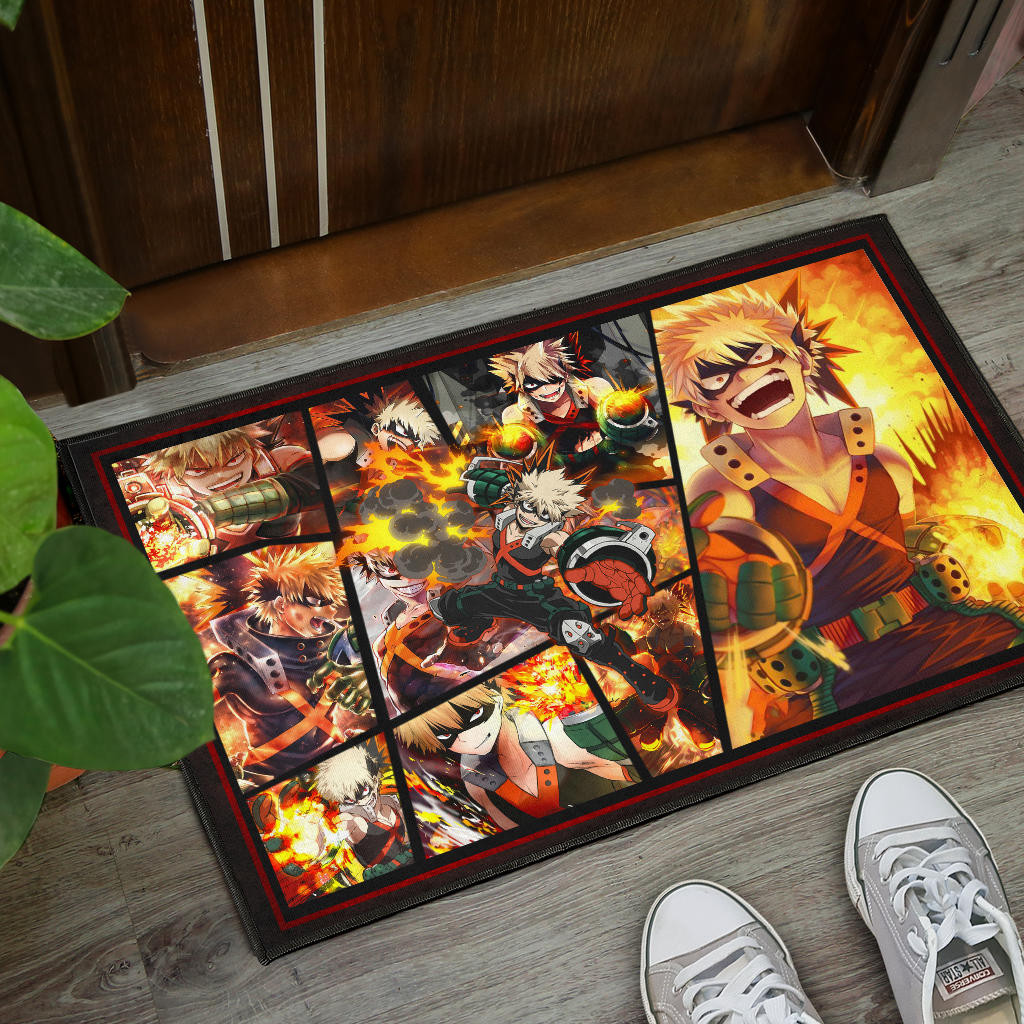 Katsuki Bakugo My Hero Academia Door Mat Anime Home Decor Custom For Fans NA060601 - Image 4