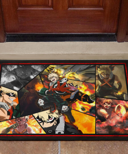 Katsuki Bakugo My Hero Academia Door Mat Anime Home Decor Custom For Fans NA060602