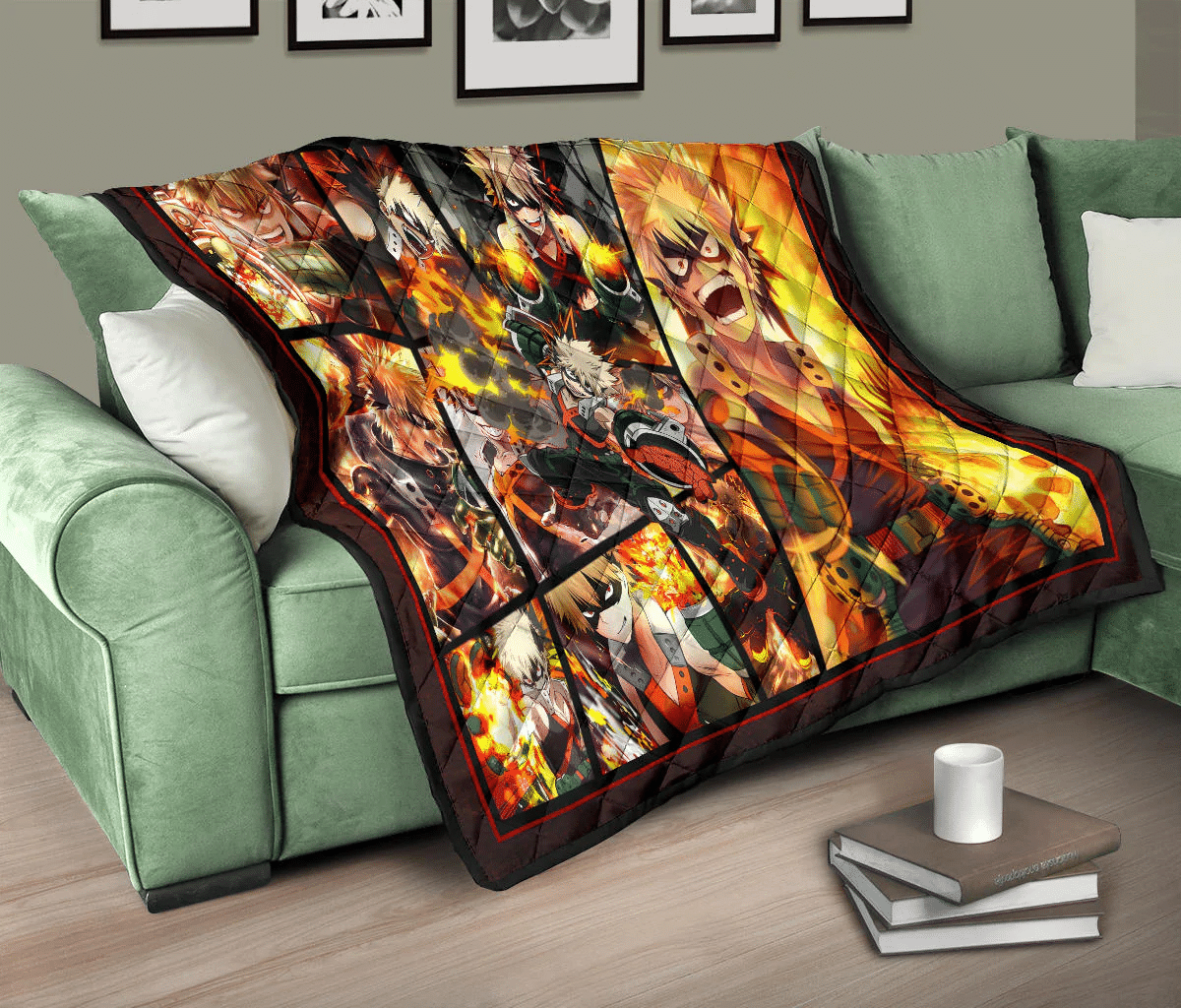 Katsuki Bakugo My Hero Academia Premium Quilt Blanket Anime Home Decor Custom For Fans NA060601 - Image 10