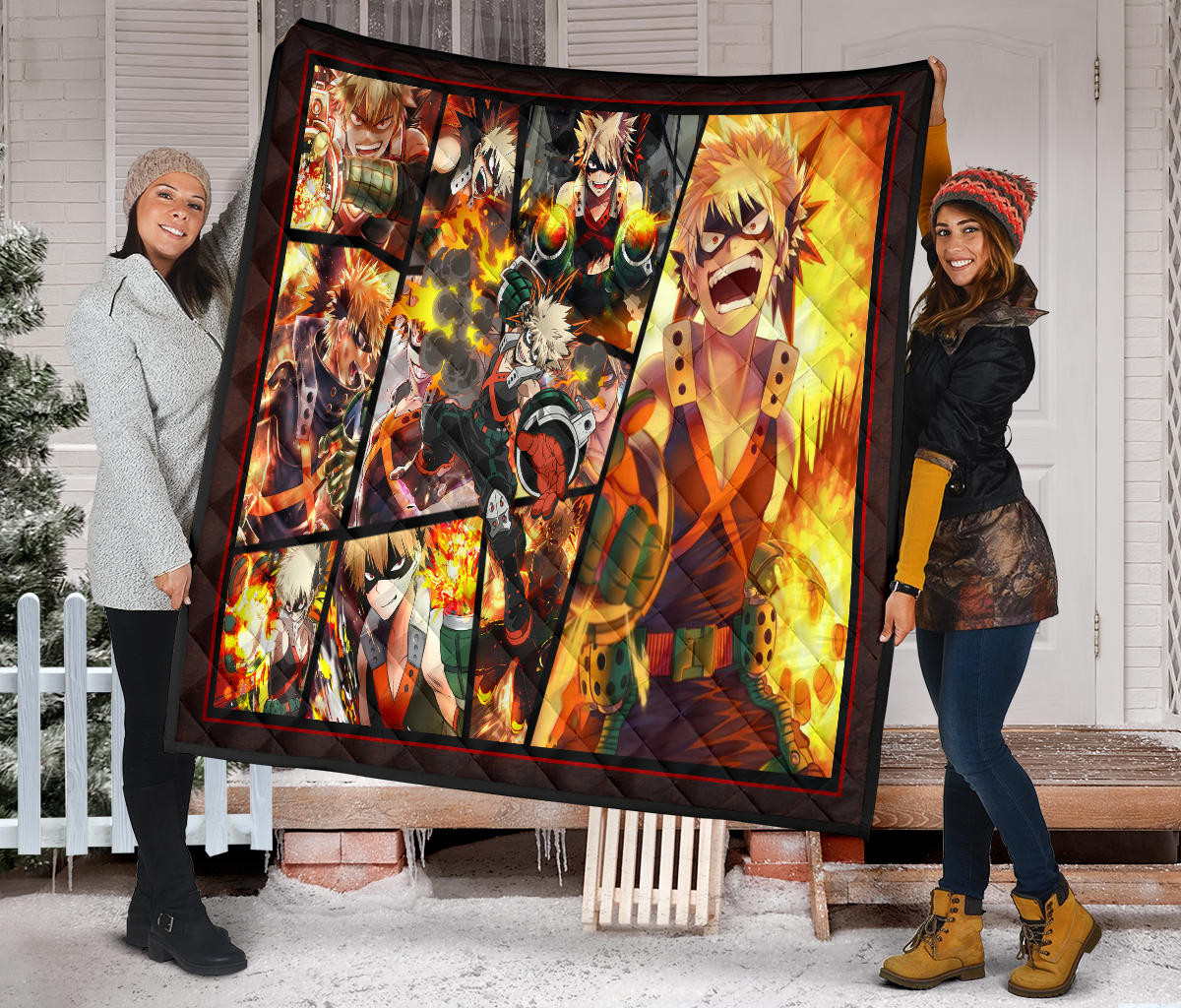 Katsuki Bakugo My Hero Academia Premium Quilt Blanket Anime Home Decor Custom For Fans NA060601 - Image 2