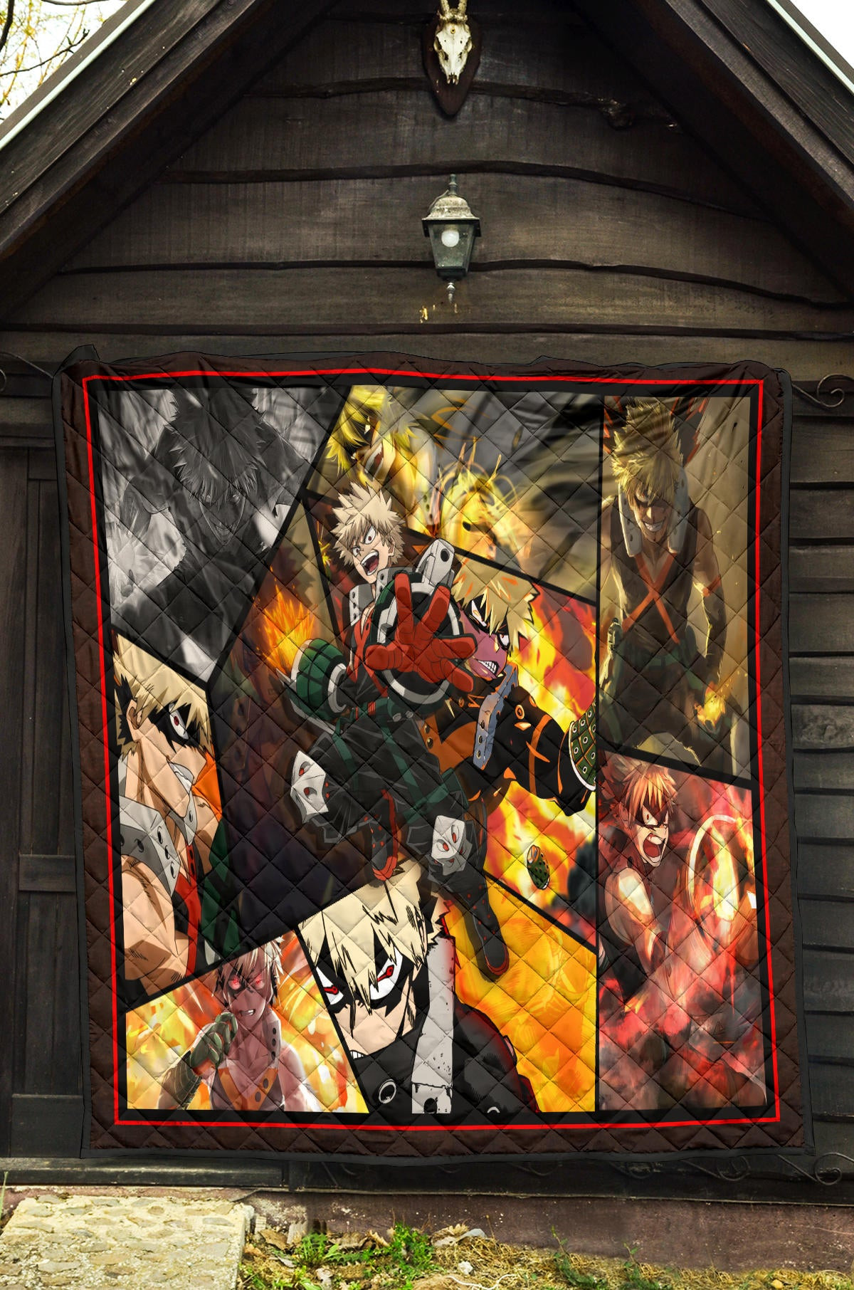 Katsuki Bakugo My Hero Academia Premium Quilt Blanket Anime Home Decor Custom For Fans NA060602 - Image 5