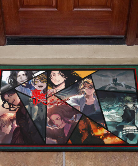Keisuke Baji And Kazutora Hanemiya Tokyo Revengers Door Mat Anime Home Decor Custom For Fans NA060902
