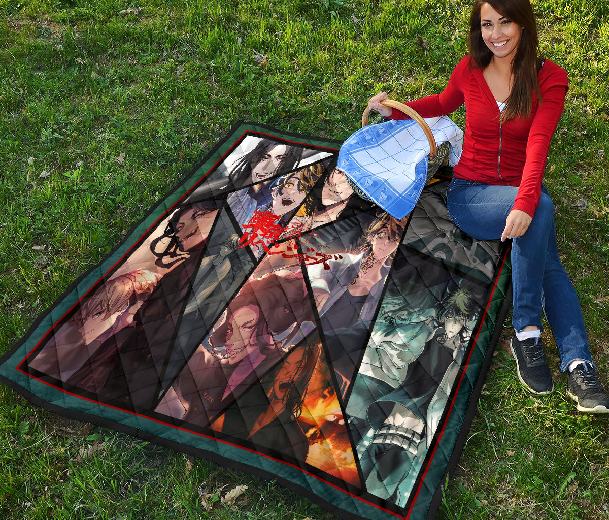 Keisuke Baji And Kazutora Hanemiya Tokyo Revengers Premium Quilt Blanket Anime Home Decor Custom For Fans NA060902 - Image 6