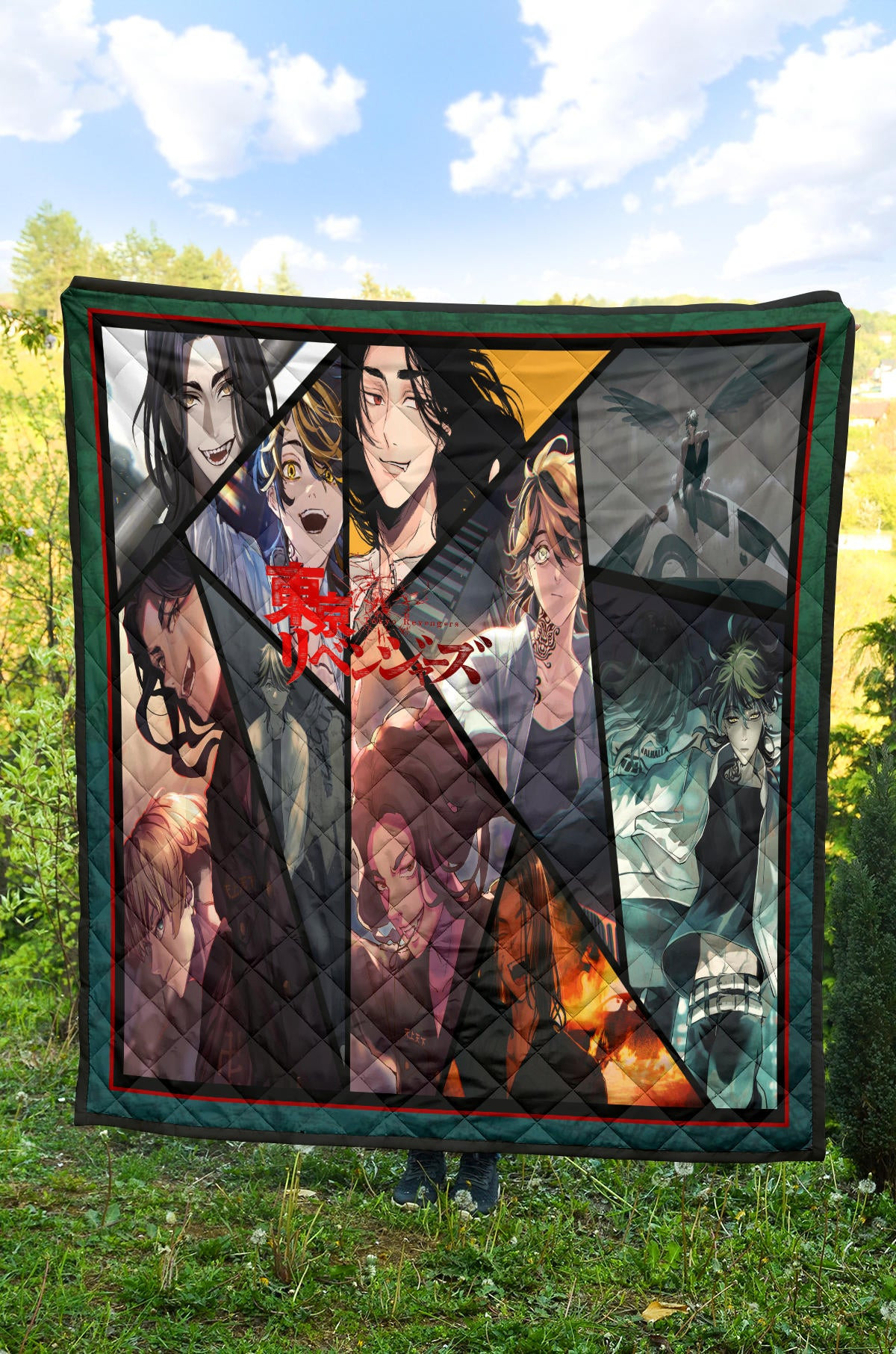 Keisuke Baji And Kazutora Hanemiya Tokyo Revengers Premium Quilt Blanket Anime Home Decor Custom For Fans NA060902 - Image 4
