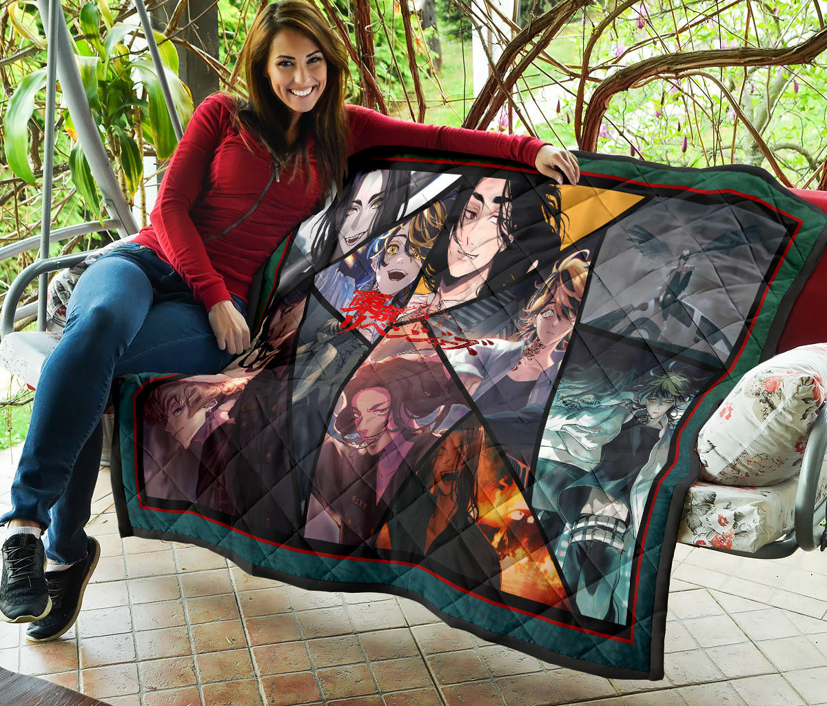 Keisuke Baji And Kazutora Hanemiya Tokyo Revengers Premium Quilt Blanket Anime Home Decor Custom For Fans NA060902 - Image 7