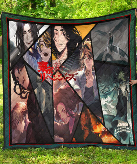 Keisuke Baji And Kazutora Hanemiya Tokyo Revengers Premium Quilt Blanket Anime Home Decor Custom For Fans NA060902
