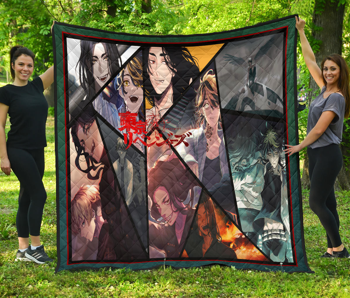 Keisuke Baji And Kazutora Hanemiya Tokyo Revengers Premium Quilt Blanket Anime Home Decor Custom For Fans NA060902