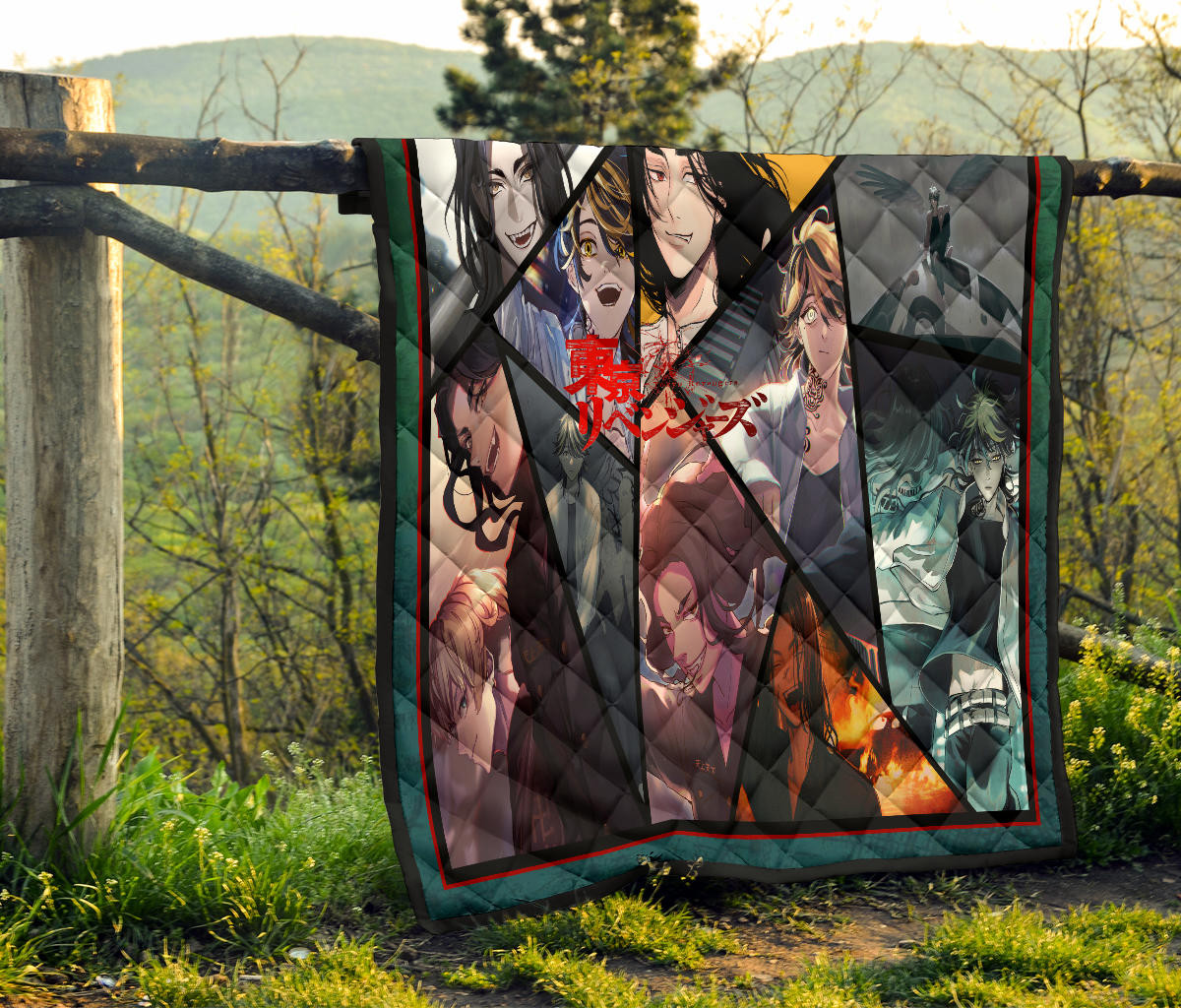 Keisuke Baji And Kazutora Hanemiya Tokyo Revengers Premium Quilt Blanket Anime Home Decor Custom For Fans NA060902 - Image 8