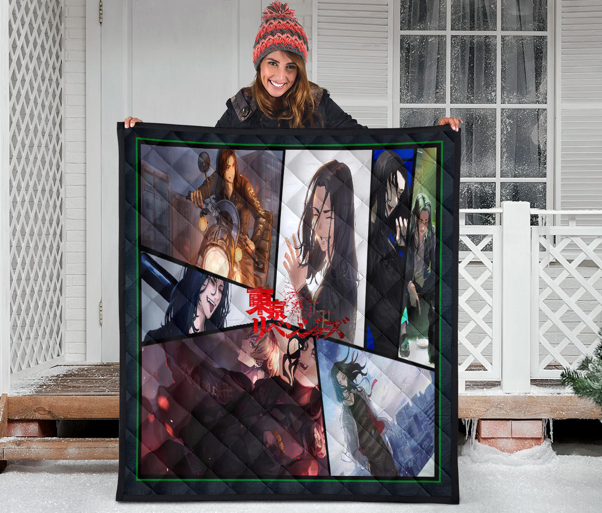 Keisuke Baji Tokyo Revengers Premium Quilt Blanket Anime Home Decor Custom For Fans NA060901 - Image 3